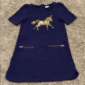 Gymboree sequin unicorn dress